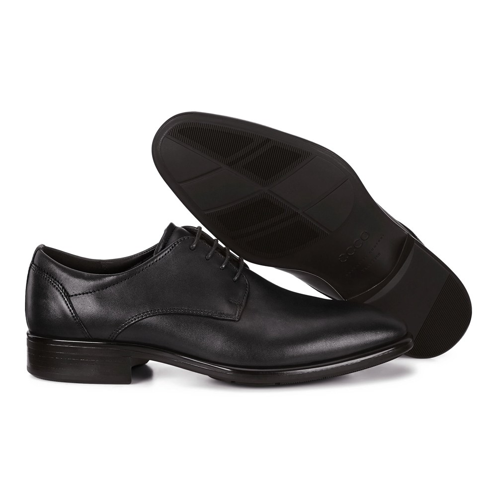 Zapatos Derby Hombre - ECCO Citytray Traditionals - Negros - FSN189632